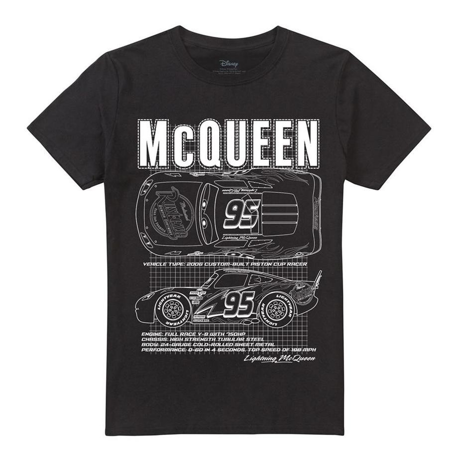 Cars McQueen Grafik Print T-Shirt  