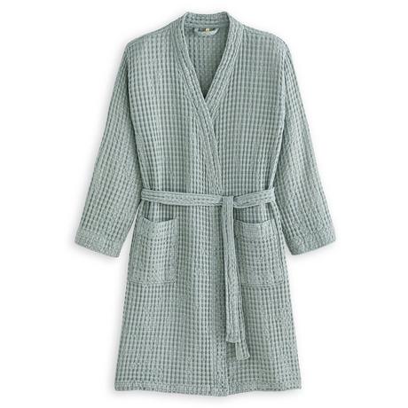 La Redoute Intérieurs  Peignoir kimono nid d'abeille 240 g/m² 