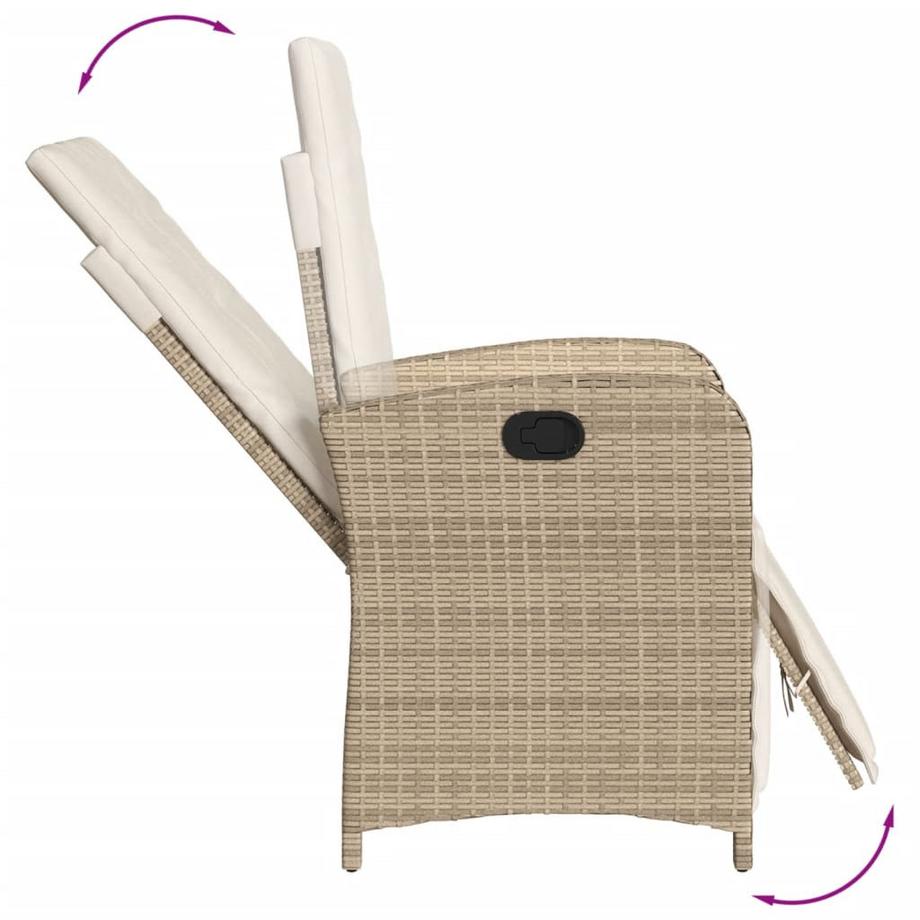 VidaXL set da pranzo da giardino Polirattan  