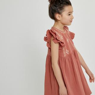 La Redoute Collections  Robe manches courtes avec broderie 
