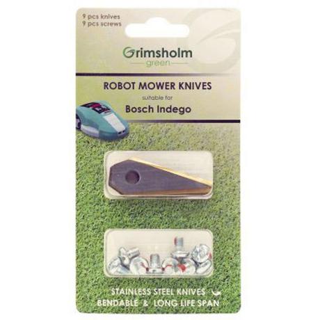 B2X Set coltelli con 9 coltelli di ricambio e 9 viti Bosch Indego  