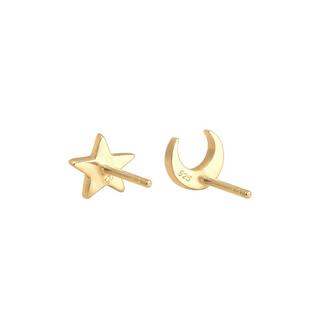 Elli  Boucles d'Oreilles Croissant De Lune Astro 