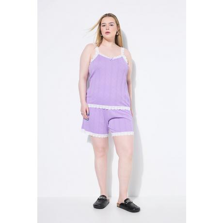 Studio Untold Shorty Zweiteiler Spitzenkanten  