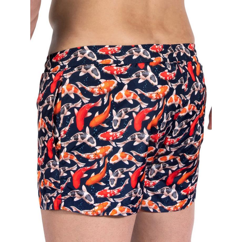 Olaf benz BLU2355 Badeshorts mit Tropenmuster  