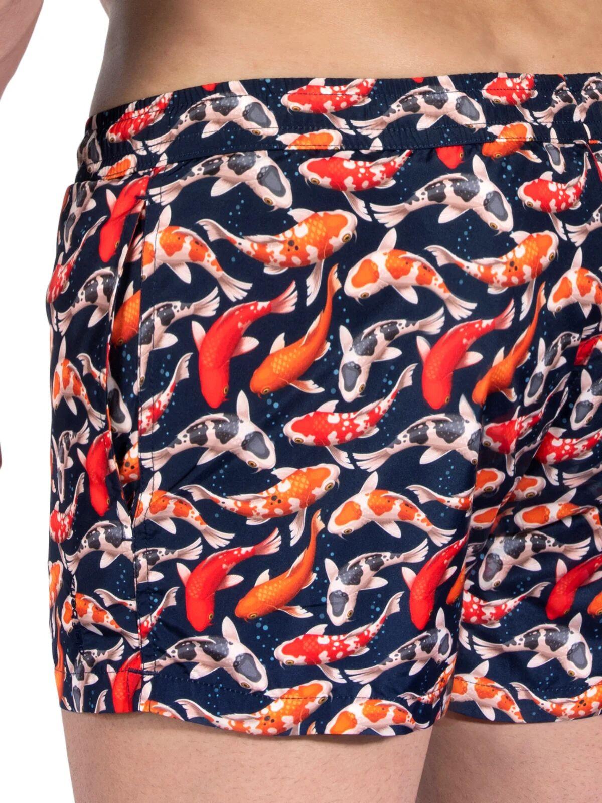 Olaf benz BLU2355 Badeshorts mit Tropenmuster  