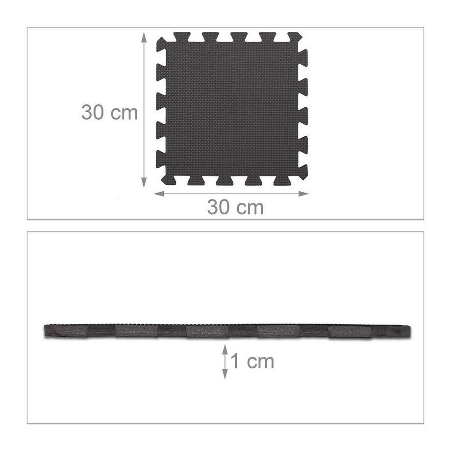 B2X  Puzzlematte Moosgummi 