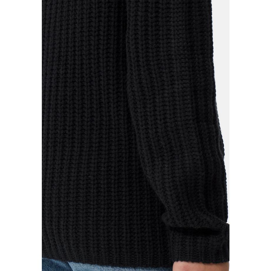 CASH-MERE.CH Maglione girocollo in lana cashmere a maglia grossa  