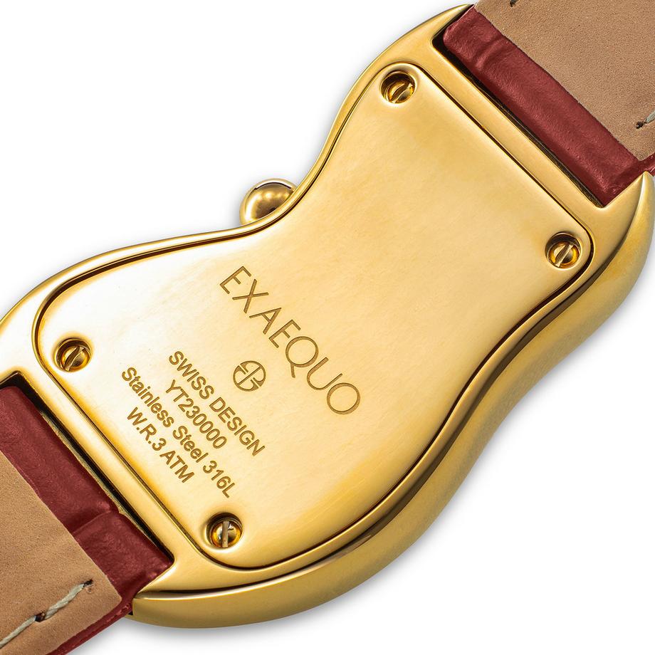 Exaequo  Classic Melting Uhr Edelstahluhr - PVD 