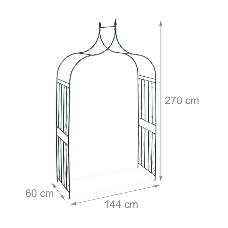 B2X Arco di rose con decorazioni  