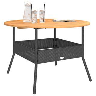 VidaXL Table de jardin rotin synthétique  