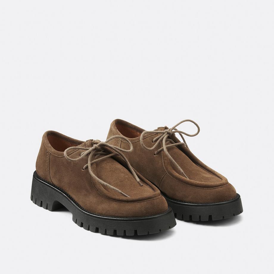 La Redoute Collections  Derbys mit gekerbter Sohle 