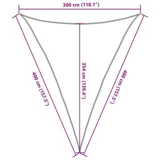 VidaXL Voile d'ombrage  