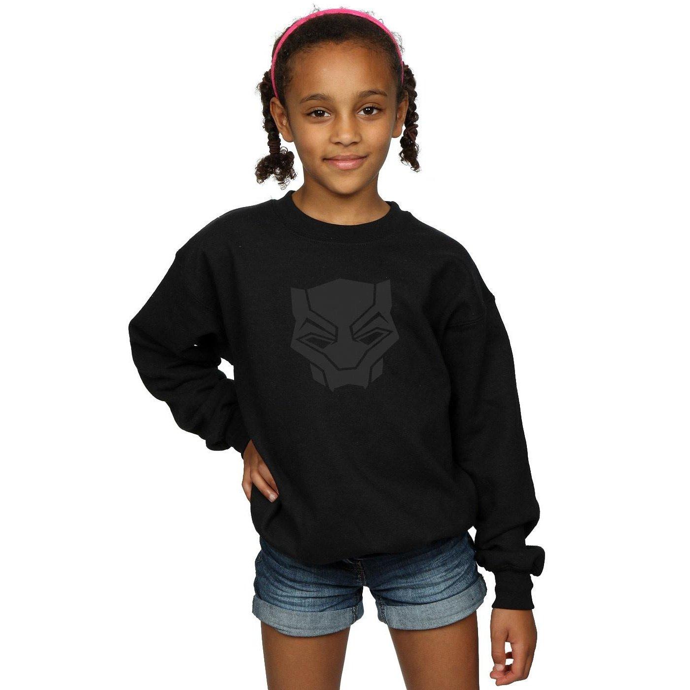 MARVEL  Black On Black Sweatshirt 