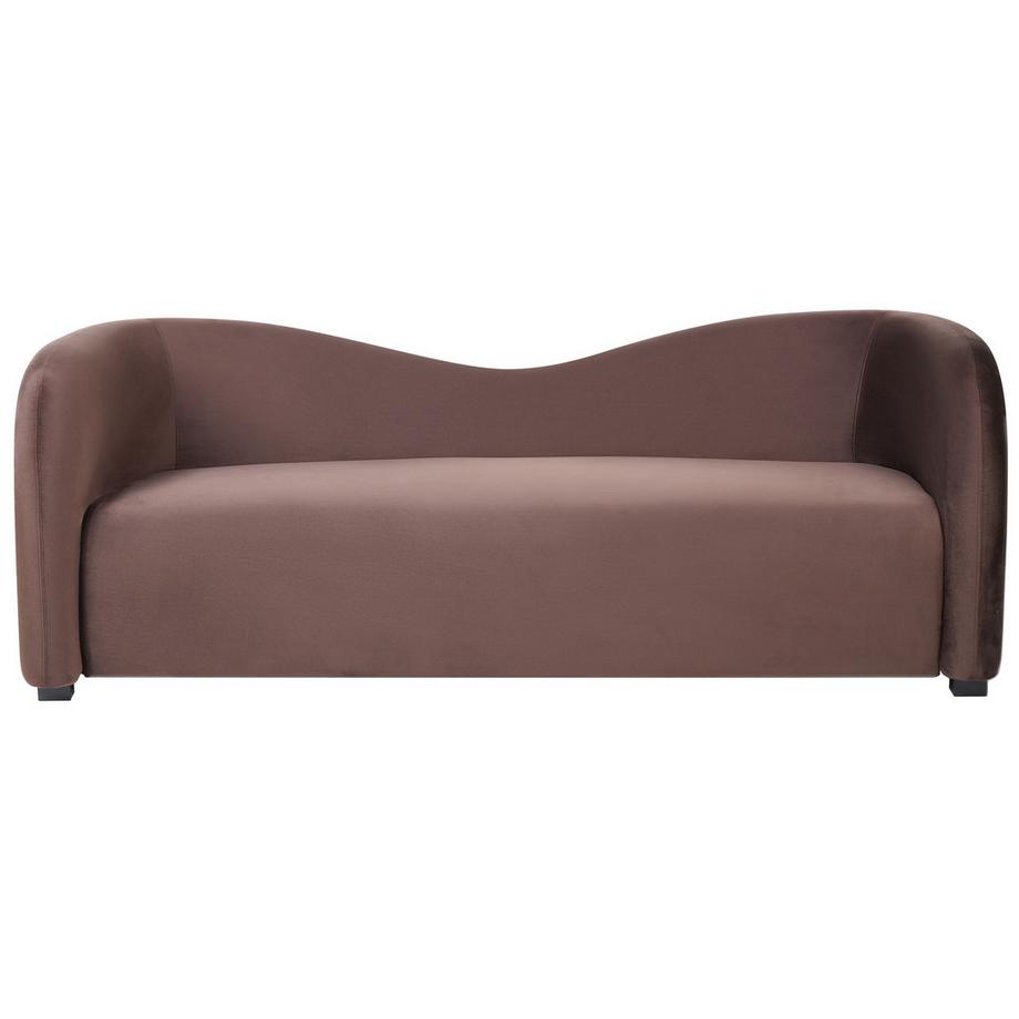 Beliani Canapé 3 places en Velours Moderne VELTADA  