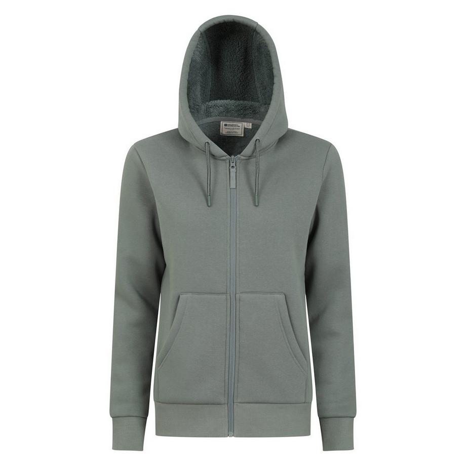 Dalton Felpa Con Cappuccio E Zip Intera Foderata In Sherpa