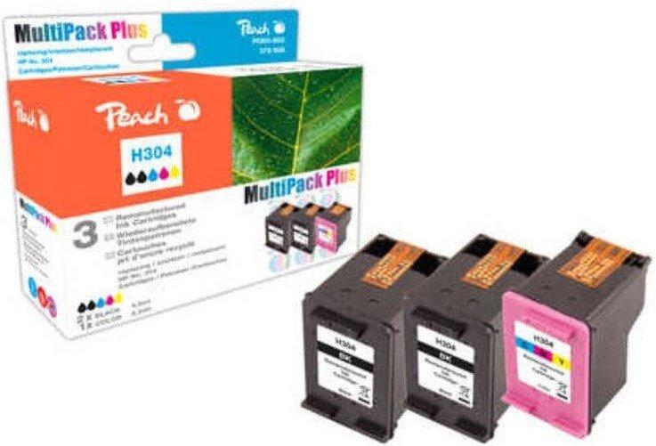 Peach  Tinte HP Nr. 304 Multipack Plus black+color, je 2x4.5ml, 1x2.2ml 