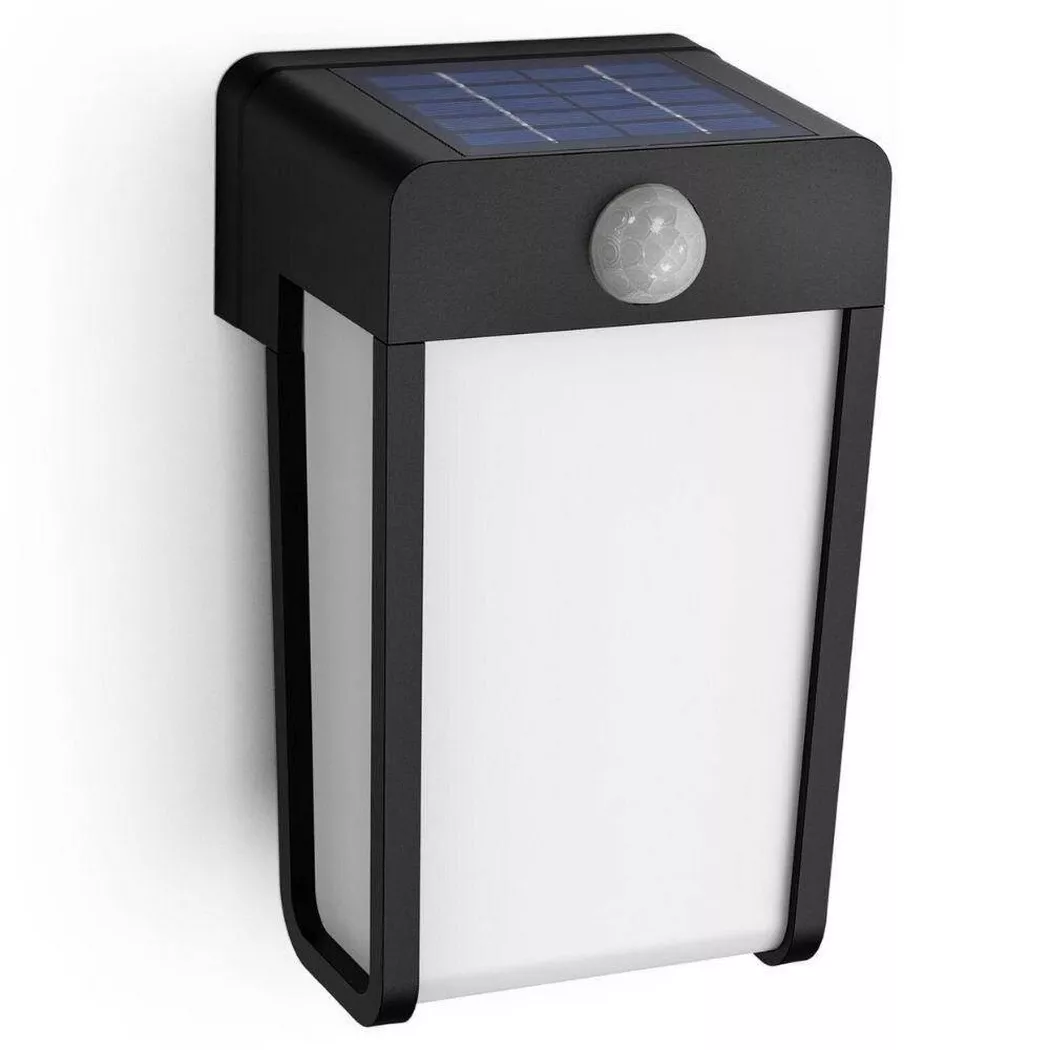 Philips Lighting – Outdoor Solar Shroud Wandleuchte 2.3W, Tageslicht- und Bewegungssensor, One Size, Multicolor