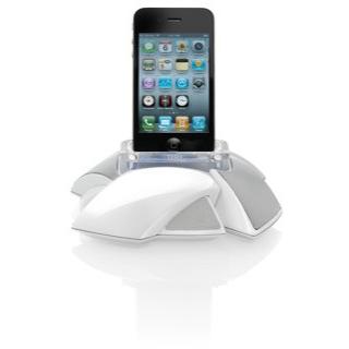 JBL  On Stage Micro III, portables Lautsprechersystem 2x 3 Watt mit aussergew. Design für iPod & iPhone inkl. FB 