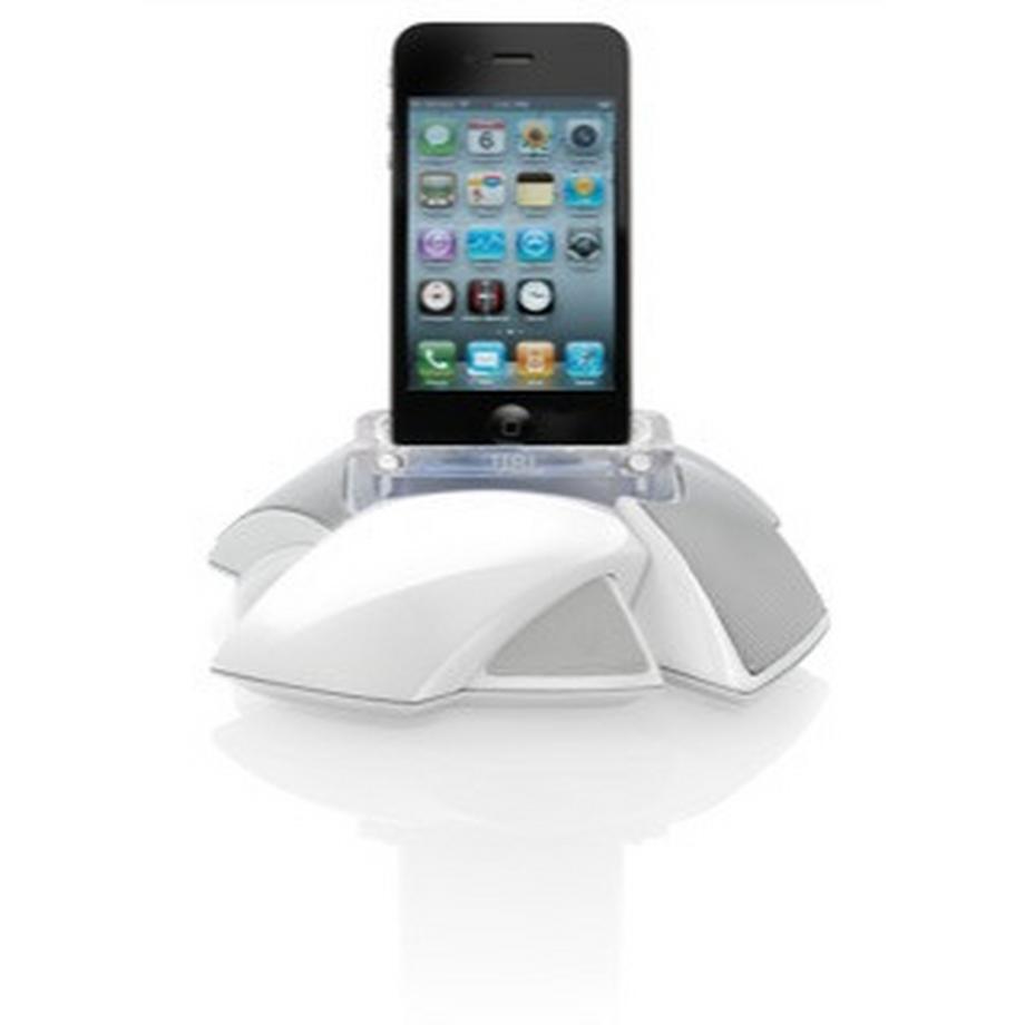 JBL  On Stage Micro III, portables Lautsprechersystem 2x 3 Watt mit aussergew. Design für iPod & iPhone inkl. FB 