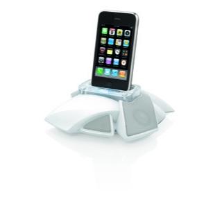 JBL  On Stage Micro III, portables Lautsprechersystem 2x 3 Watt mit aussergew. Design für iPod & iPhone inkl. FB 