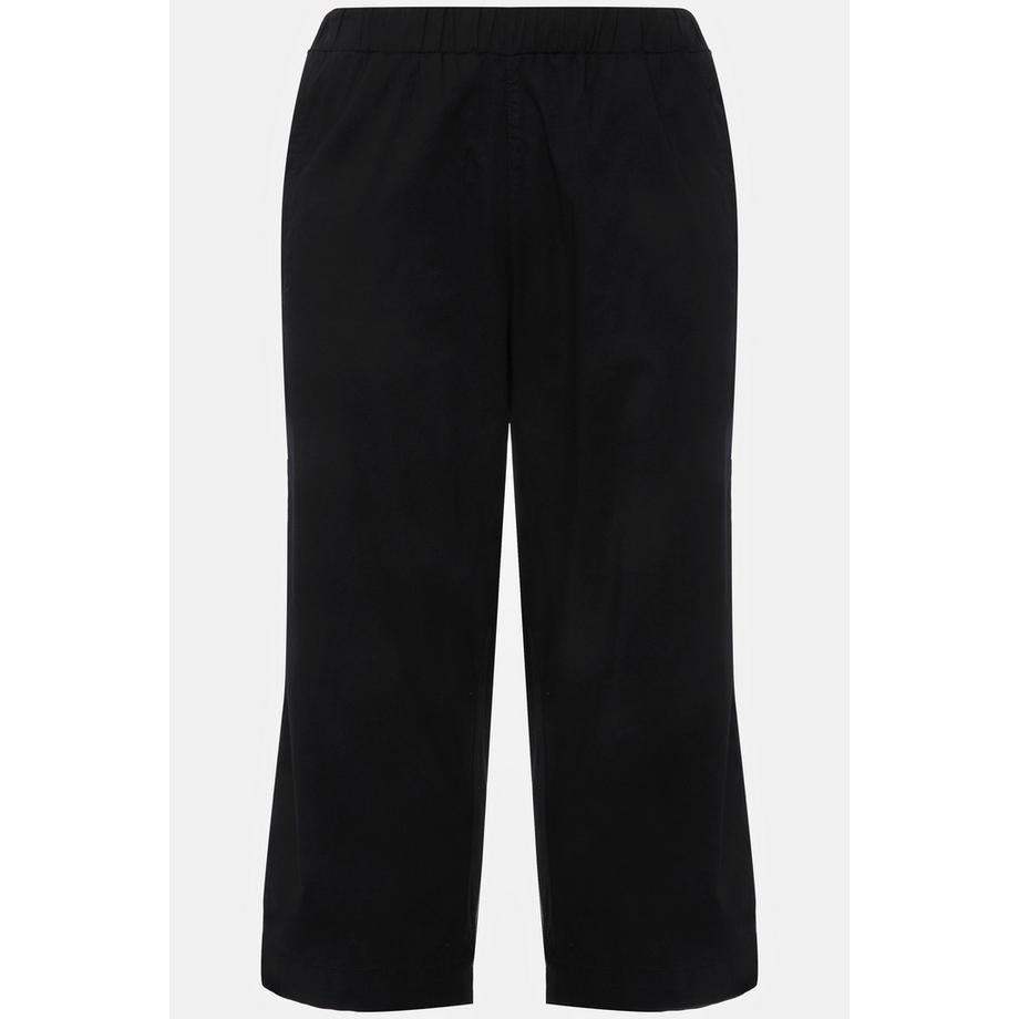 Ulla Popken Pantaloni 7/8 Ruby Gamba Dritta Vita Elastica  