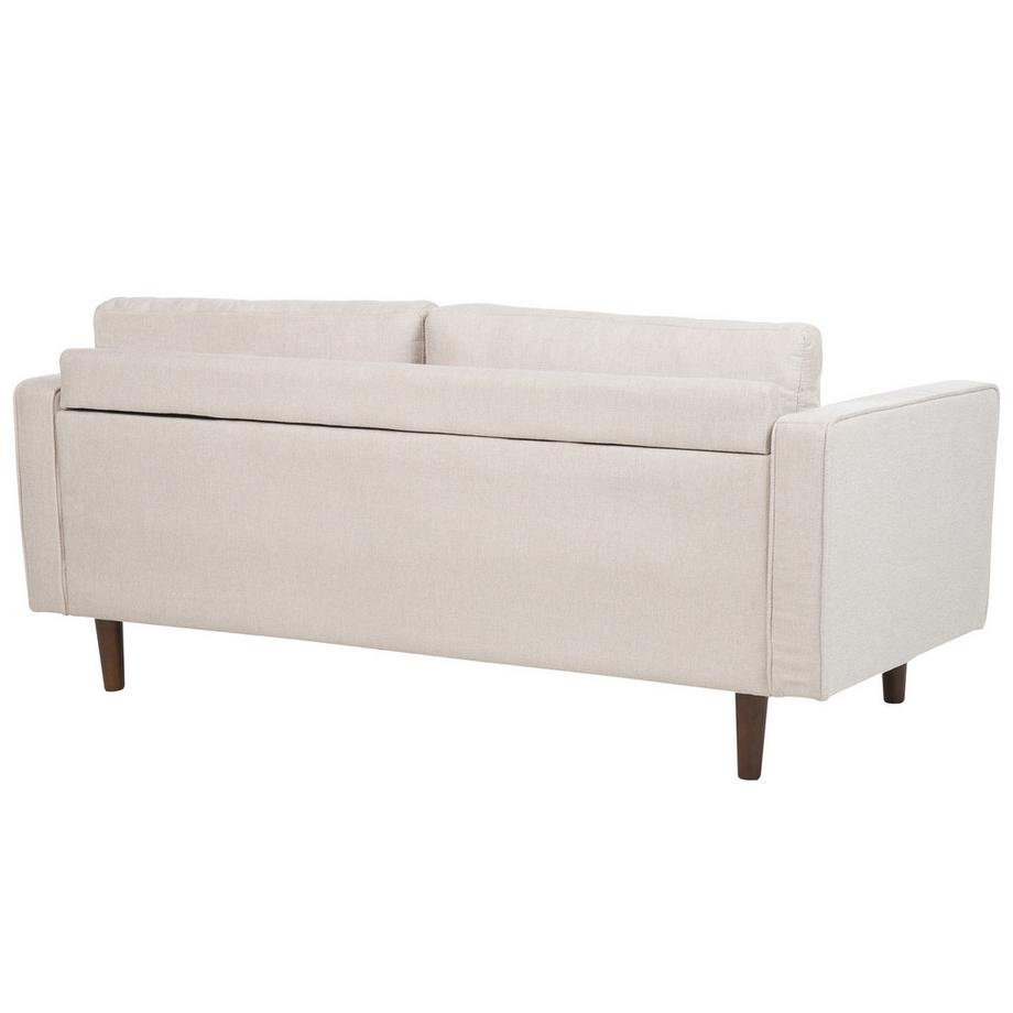 Beliani Canapé 3 places en Tissu  NURMO  