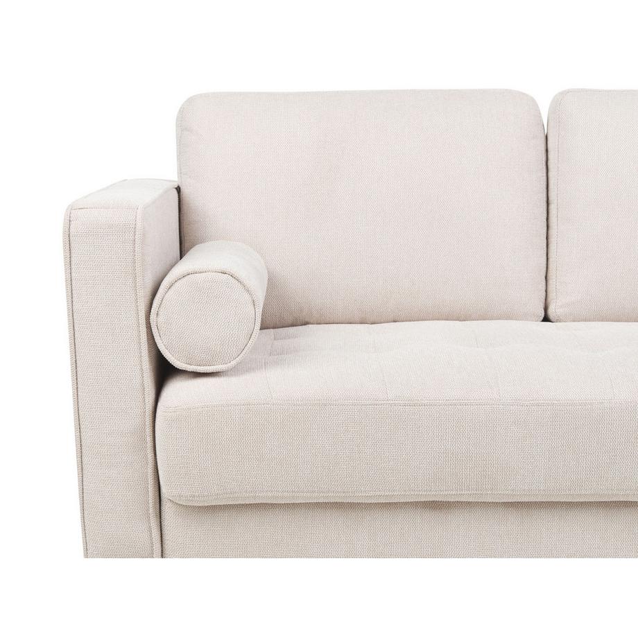 Beliani Canapé 3 places en Tissu  NURMO  