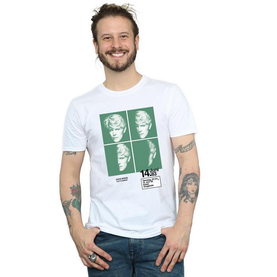 David Bowie T-Shirt Imprimé Graphique 1983  