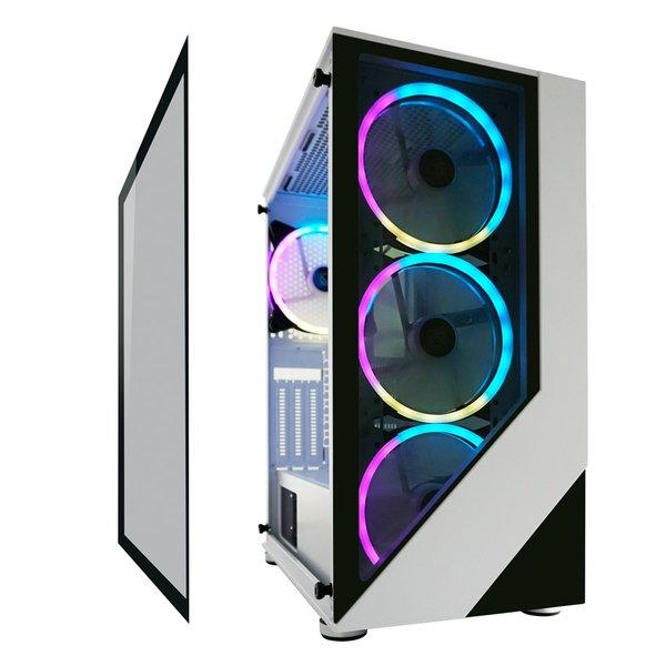 LC POWER  Gaming 803W Midi Tower Schwarz, Weiß 