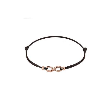 Elli  Bracelet Femmes Symbole Infinité Élastique Noir 