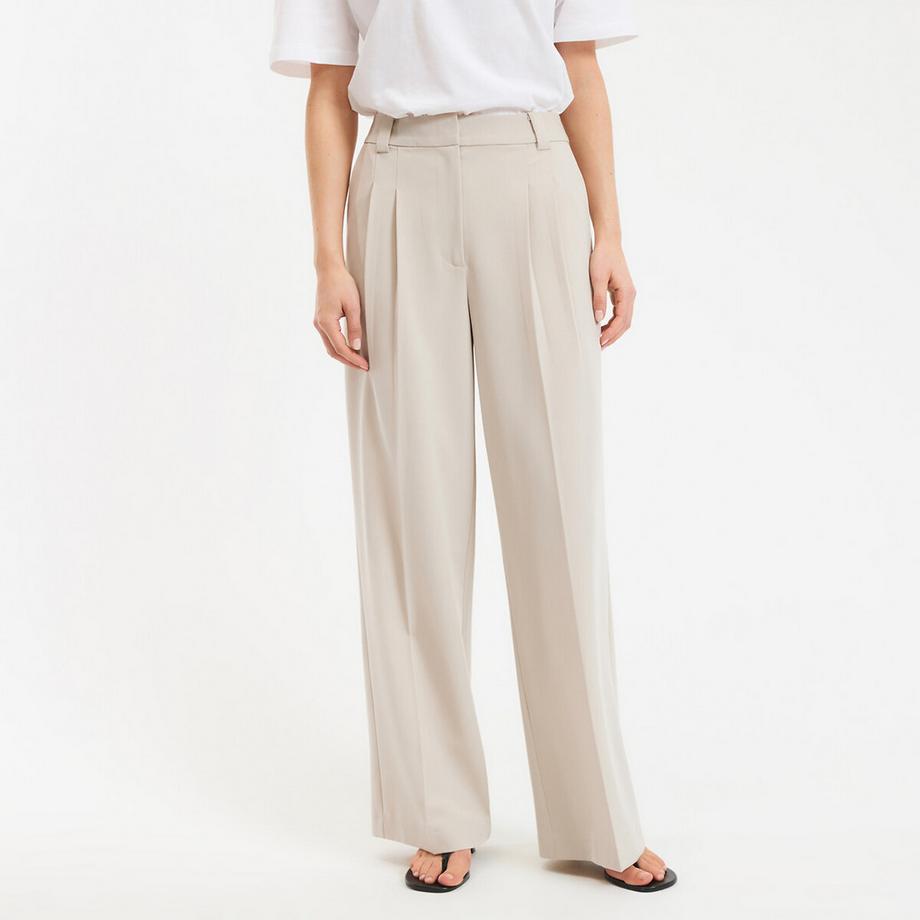 Pantalon large à pinces