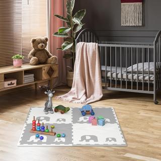 Northix Puzzlematte Elefanten  