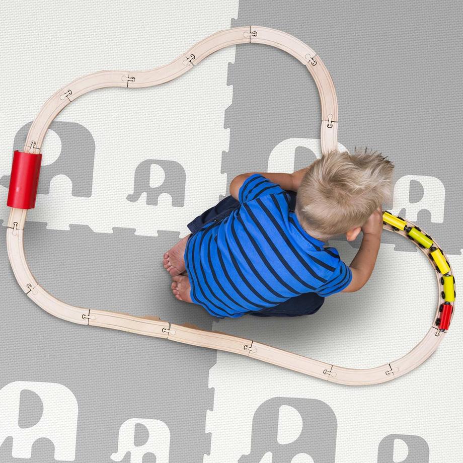 Northix Puzzlematte Elefanten  