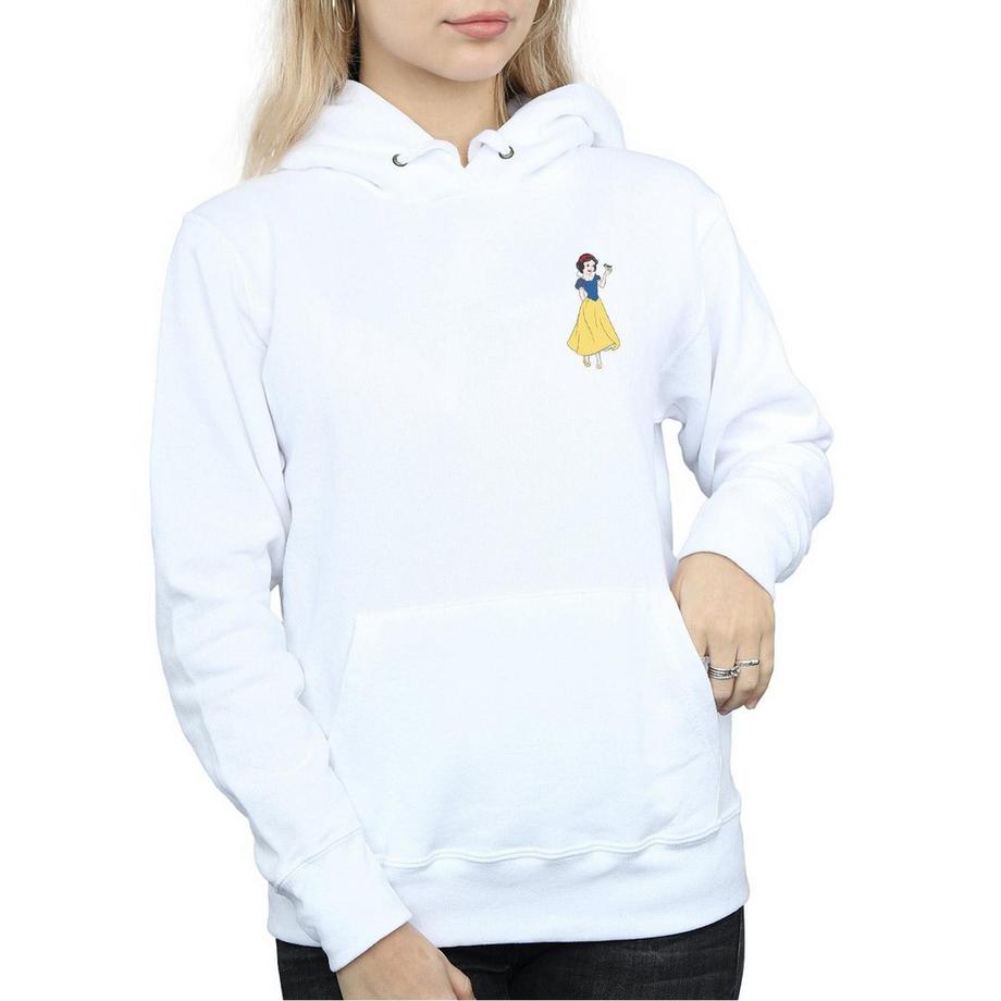 Disney PRINCESS Felpa con Cappuccio Stampata Biancaneve  