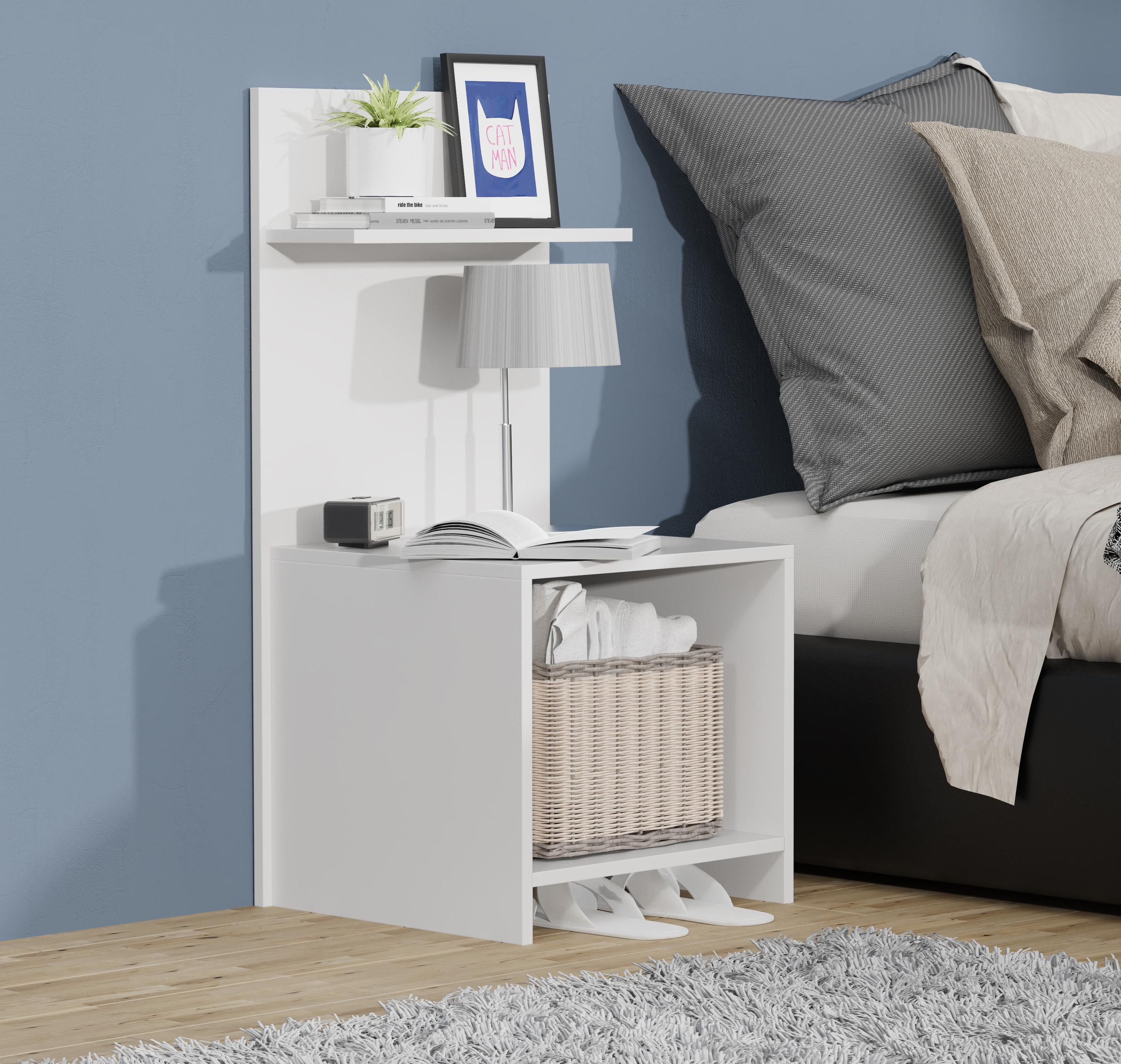 VCM Hoher Nachttisch Nachtschrank Malisa  