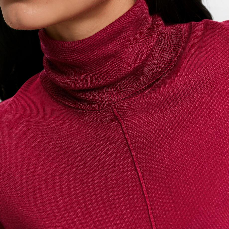 La Redoute Collections Pull col roulé en fine maille  