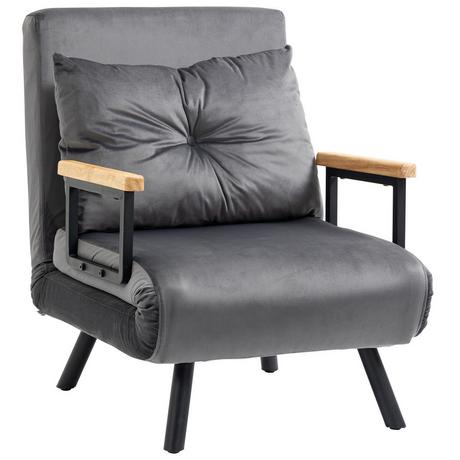 HOMCOM Chaise de couchage  