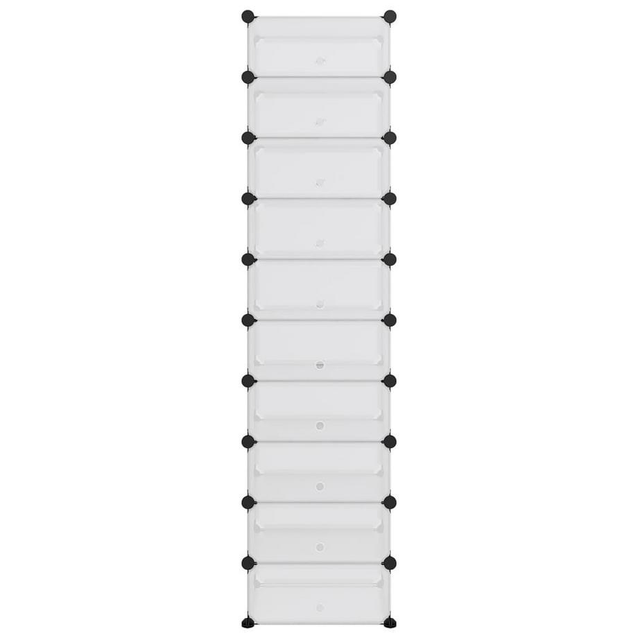 VidaXL Schuhregal polypropylen  