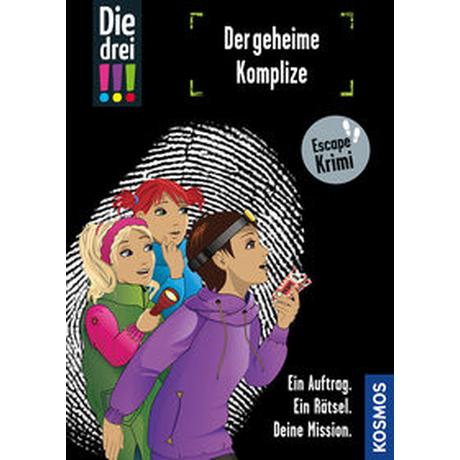 Die drei !!!, Der geheime Komplize Ambach, Jule; Scheller, Anne; Jansen, Andrea (Illustrationen) Copertina rigida 