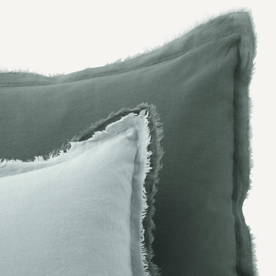 AM.PM Alhanasia Taie d'oreiller en lin lavé  