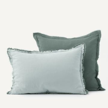 Taie d'oreiller lin lavé