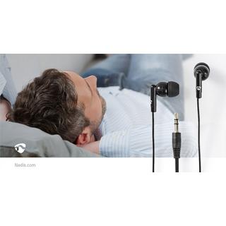 Nedis  Kabel -Kopfhörer | 3,5 mm | Kabellänge: 1,20 m | Volumensteuerung | Schwarz 