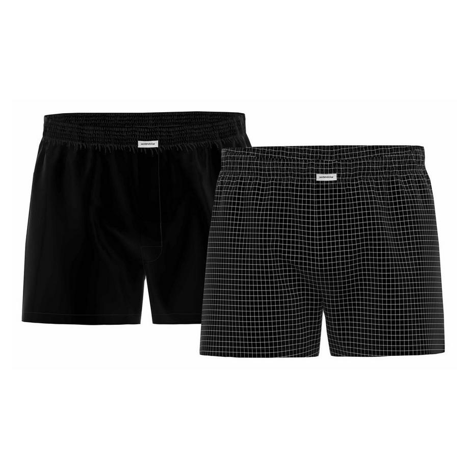 Web-Boxershorts  2er Pack Bequem sitzend