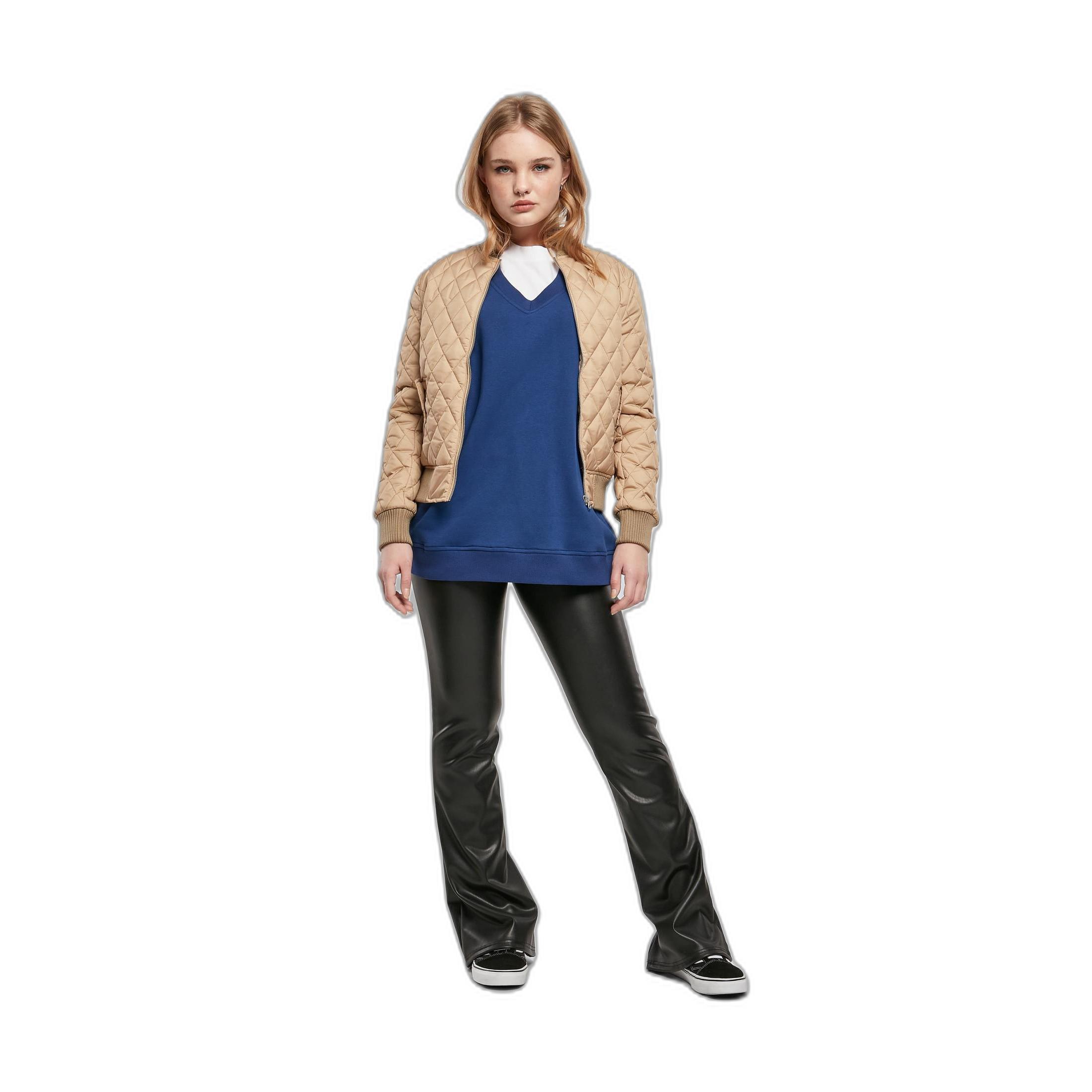 URBAN CLASSICS  nylon-daunenjacke mit rautenmuster damen gt 