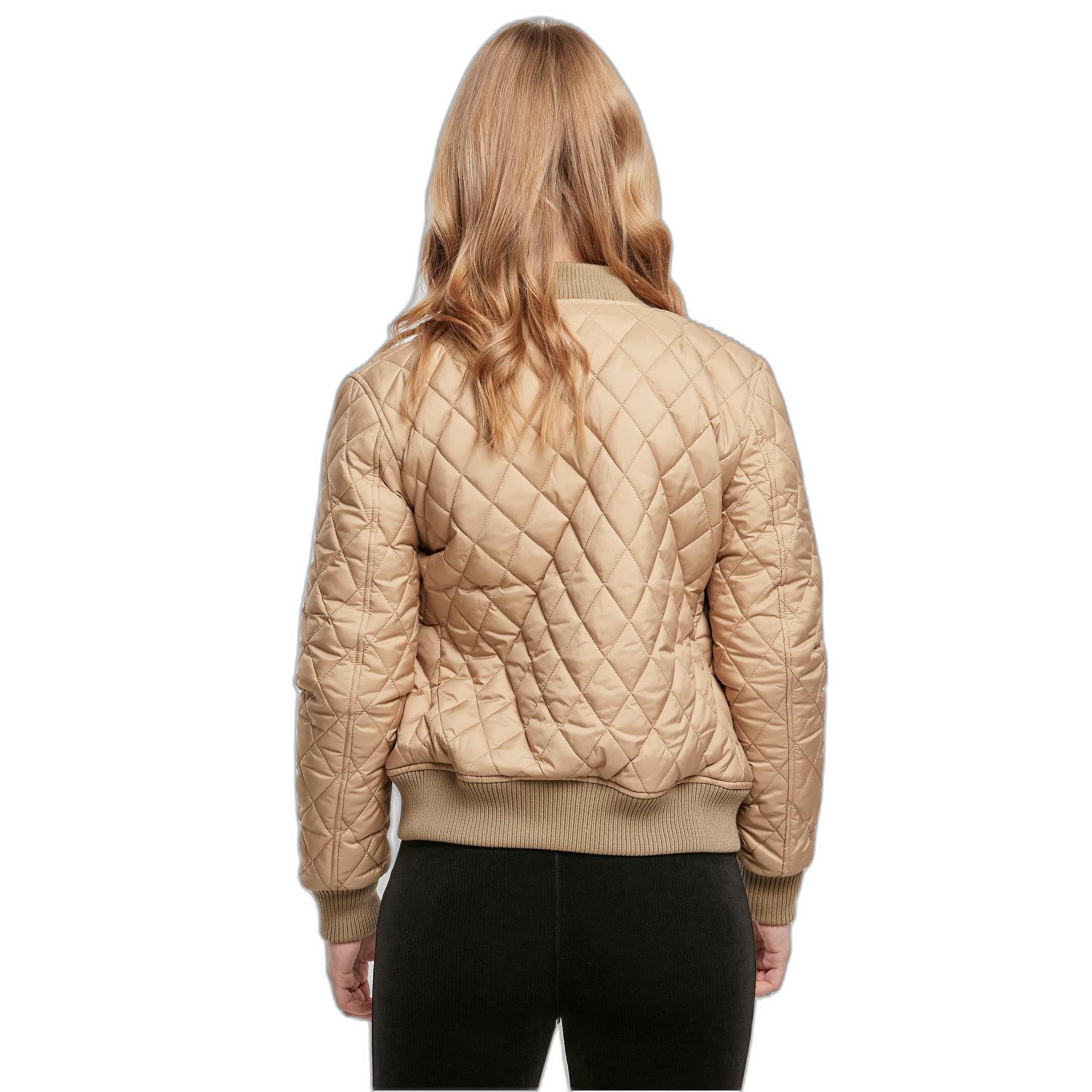 URBAN CLASSICS  nylon-daunenjacke mit rautenmuster damen gt 