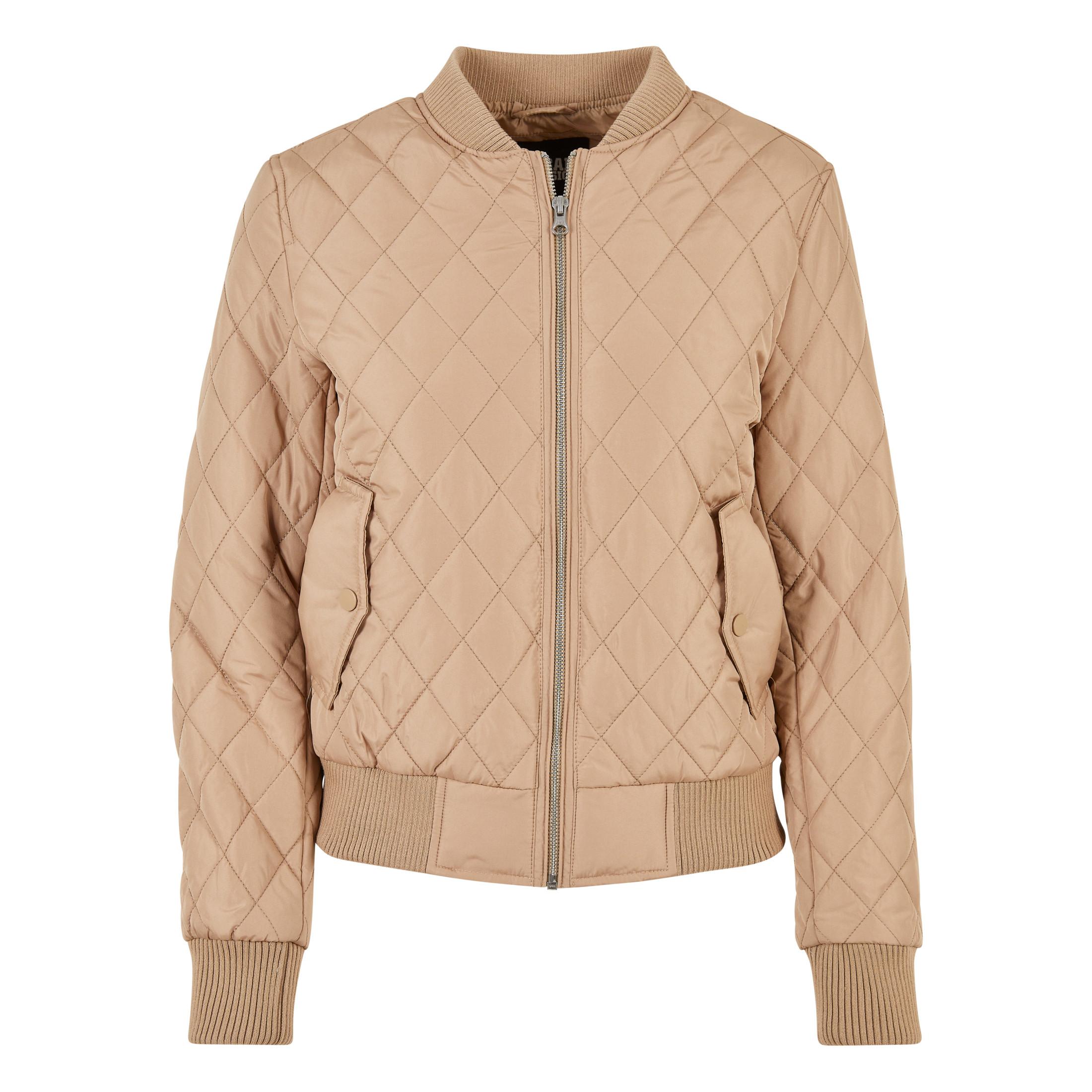 URBAN CLASSICS  nylon-daunenjacke mit rautenmuster damen gt 