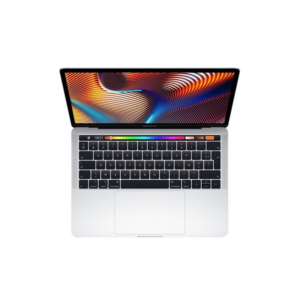 Apple  Refurbished MacBook Pro Touch Bar 13" 2019 Core i5 2,4 Ghz 8 Gb 512 Gb SSD Silber - Wie Neu 