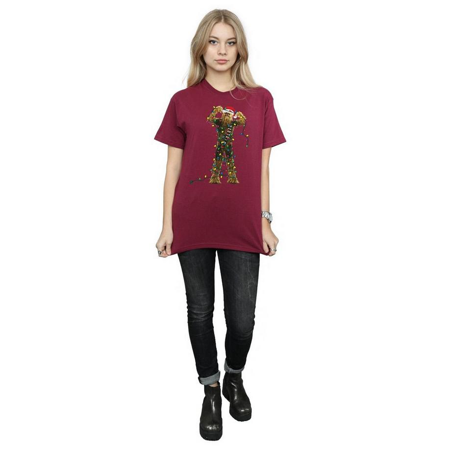 STAR WARS Star Wars Chewbacca Luci di Natale T-Shirt  