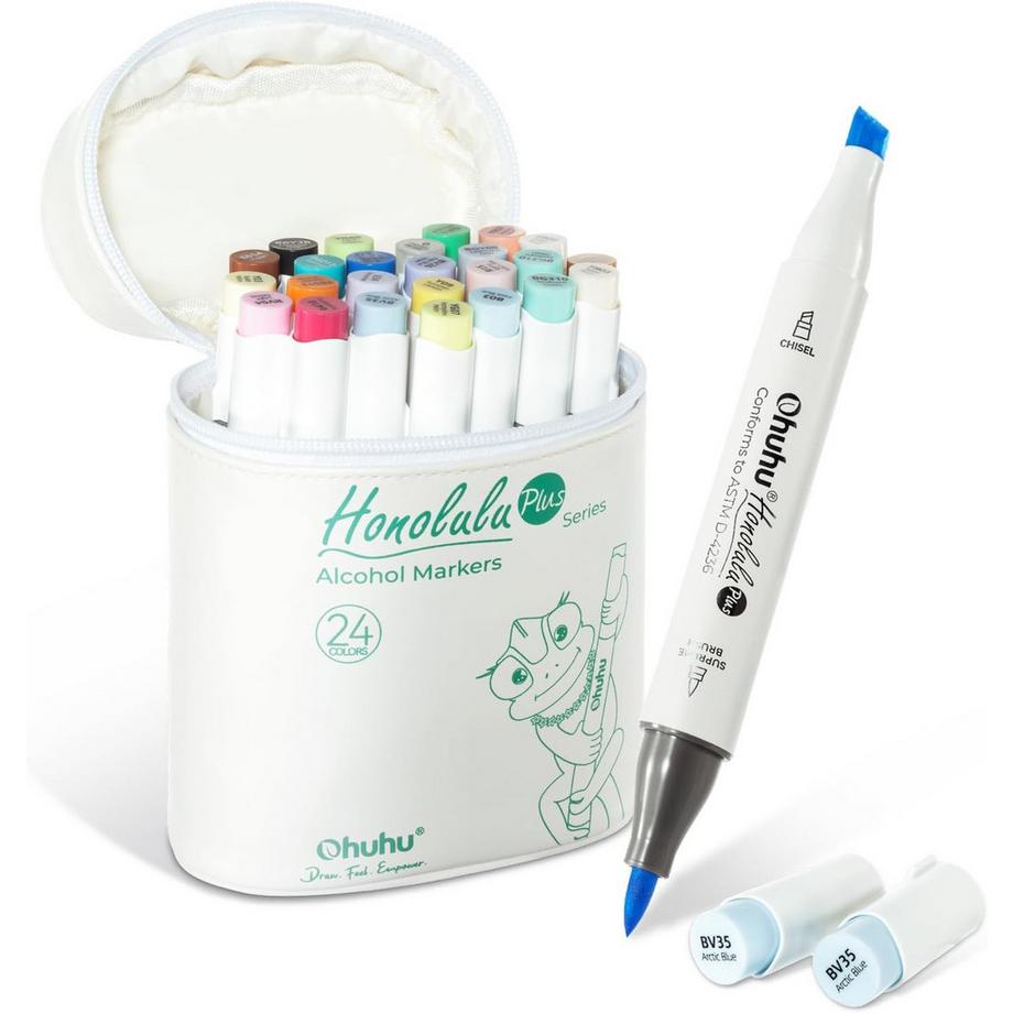 Ohuhu  Honolulu Plus Kunstmarker (24 Stk.) 