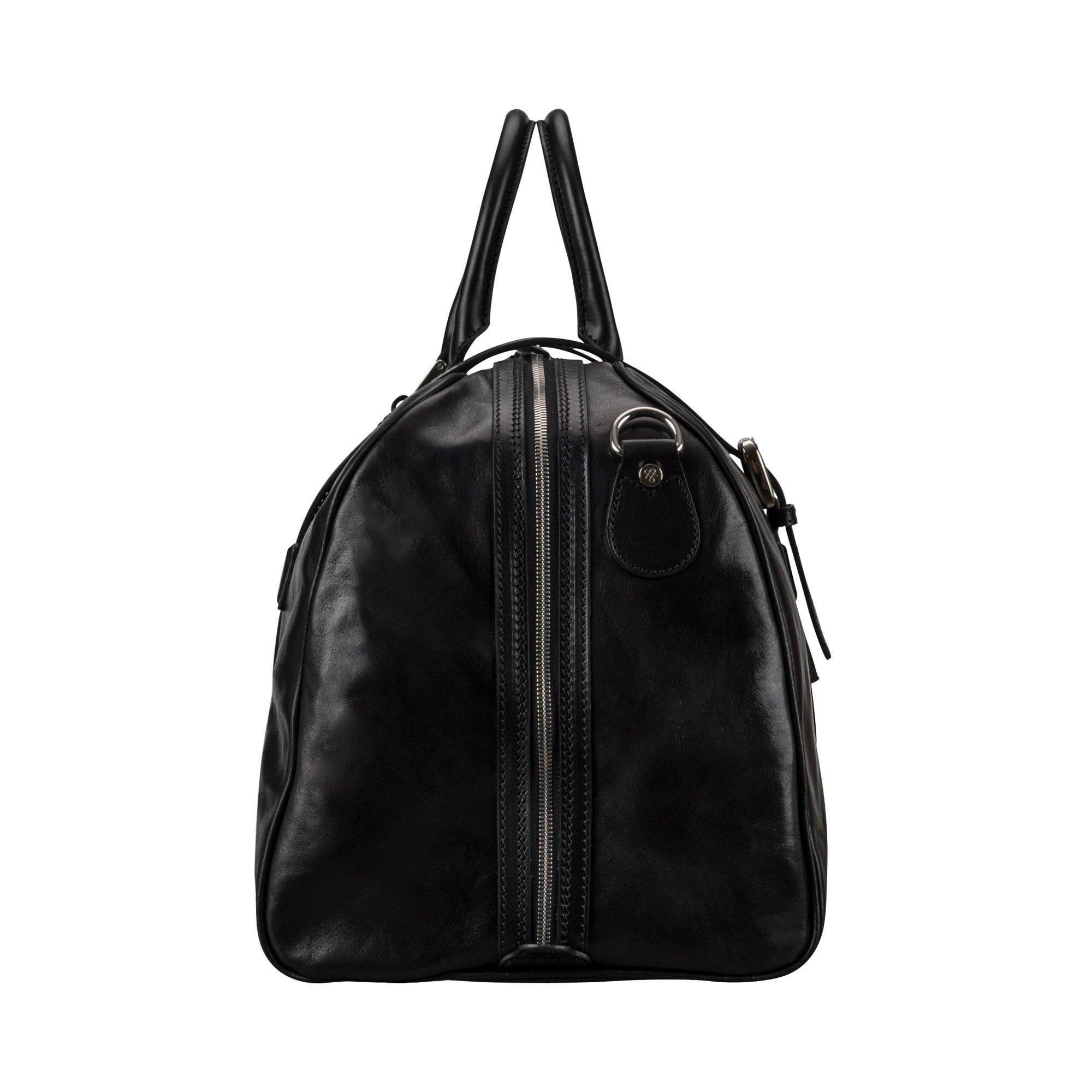 Maxwell Scott  FleroM - Leder Handgepäck Reisetasche 